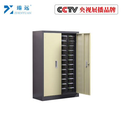臻远零件柜抽屉式工具柜 48抽透明带门中号