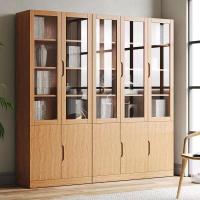 鹿凌青玻璃办公书柜