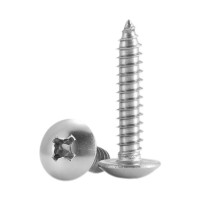 中锦科技 304不锈钢十字沉头自攻钉 半牙M6*110[5个]包