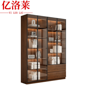 亿洛莱 书柜 140*32*200cm 个