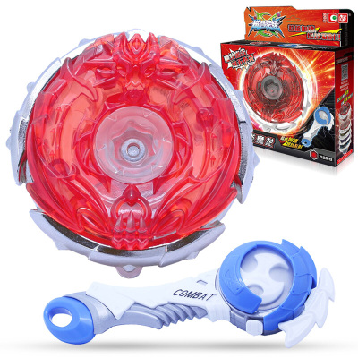 磁叠陀螺玩具男孩竞技对照陀螺套装初始版-爆炎魔龙+冰霜圣鹰