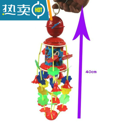 风铃婴儿床头摇铃旋转玩具安抚挂件吊饰女孩床上新款支架宝宝小孩真智力