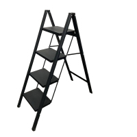 好企来 碳钢 4步人字梯 黑 BY—0062 1米/架
