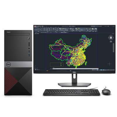 戴尔DELL3671带27英寸显示器企业采购商业办公居家娱乐制作设计性能台式电脑整机i5-940016G1T+256GGT7302G独显-定制
