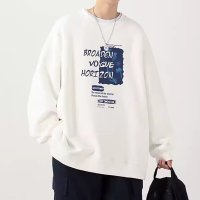 薄款圆领卫衣宽松休闲套头个性字母长袖上衣_321