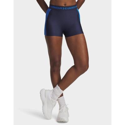 Under Armour安德玛运动短裤女速干排汗防臭舒适蓝色拼接