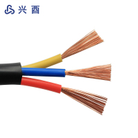兴酉 铜芯软电缆 KVVR-3*0.75mm² 米