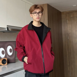 年冬季满天星双面穿外套男女同款户外防风加厚情侣款棉服外套