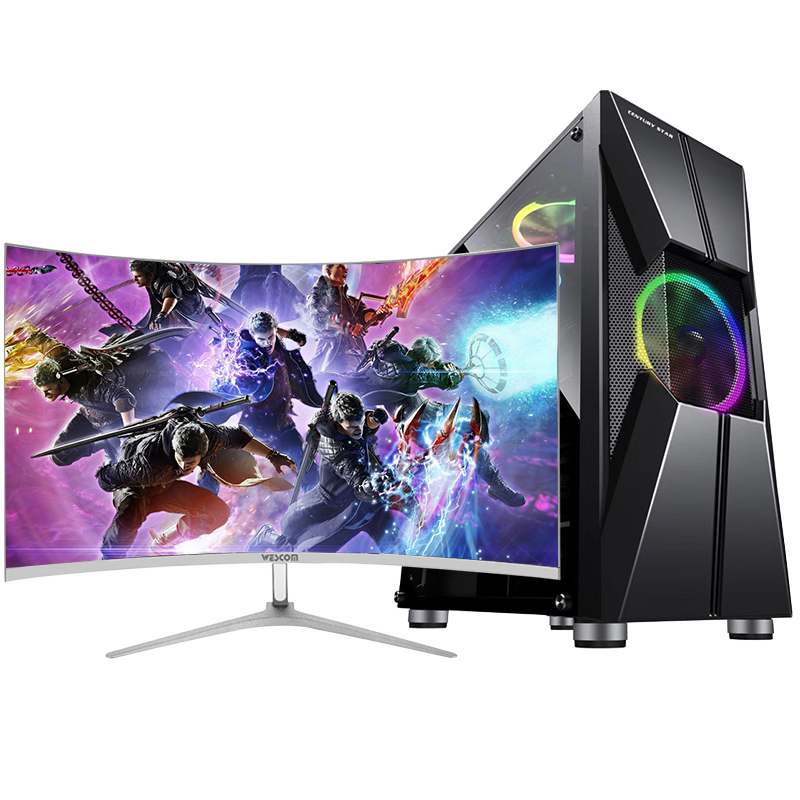 铭能 i7级六核e5 2620/rx580 8g独显/16g内存/512g固态 台式机 组装