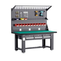 友鑫邦 防静电工作台 1.8米单桌+灯架 台