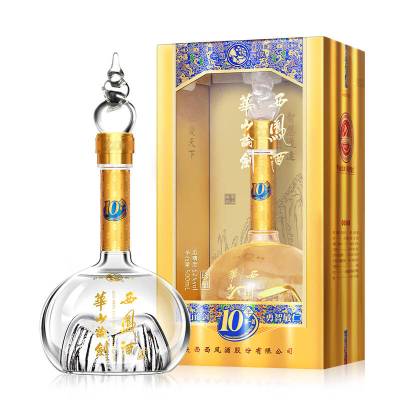 西凤 华山论剑10年 52度500ml凤香型 新老版本年份随机
