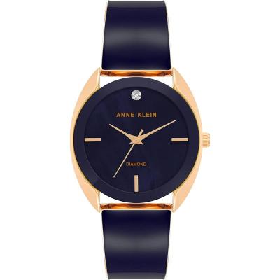 Anne Klein手表女防水日历夜光防刮石英圆形表盘34毫米表径