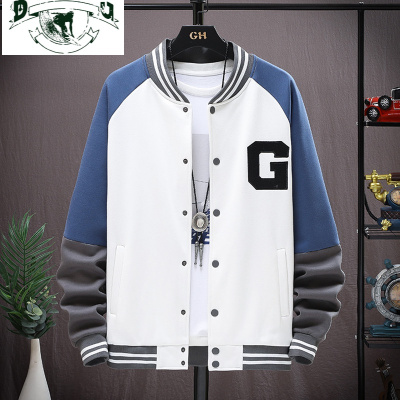 HLCOMAN春秋季男士棒球服外套潮流韩版青少年学生帅气春季上衣服休闲夹克夹克