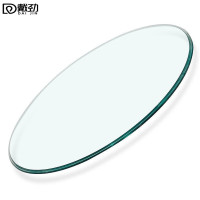 戴劲玻璃桌面钢化圆形玻璃桌面酒店饭店食堂防刮痕玻璃桌面直径200CM