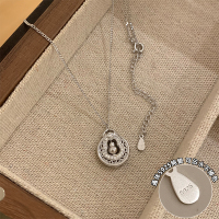 s925纯银镶钻葫芦项链女款配饰高级感新年小众独特轻奢毛衣链送女朋友老婆情人节七夕生日礼物