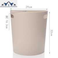 日式家用厨房柜可挂式垃圾桶卫生间客厅卧室半圆创意垃圾筒无盖 三维工匠