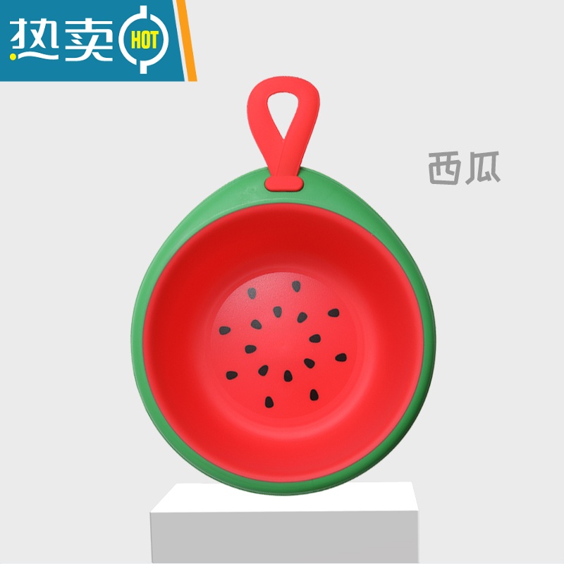 JING PING宝宝洗脸盆加厚可挂卡通可爱婴儿儿童家用塑料小孩小号壁挂小脸盆