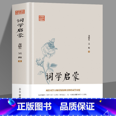 [正版]词学启蒙 鸿儒国学讲堂 词学基本知识发展史经典作品国学文献中国历史文化通俗易懂入门读物文学理论经典著作书