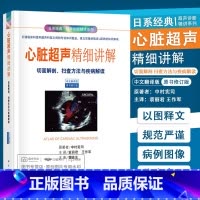 [正版]心脏超声精细讲解切面解剖扫查方法与疾病解读心脏超声入门心超笔记心动图学掌中宝心血管系统临床心脏彩超书规范化诊断精