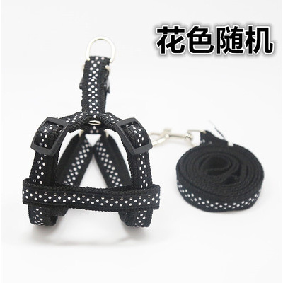 狗狗牵引绳宠物猫咪牵引带泰迪小型犬胸背带幼犬链子狗绳猫绳