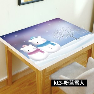 美帮汇书桌桌布儿童防水防烫免洗小清新文艺pvc粉色电脑桌布