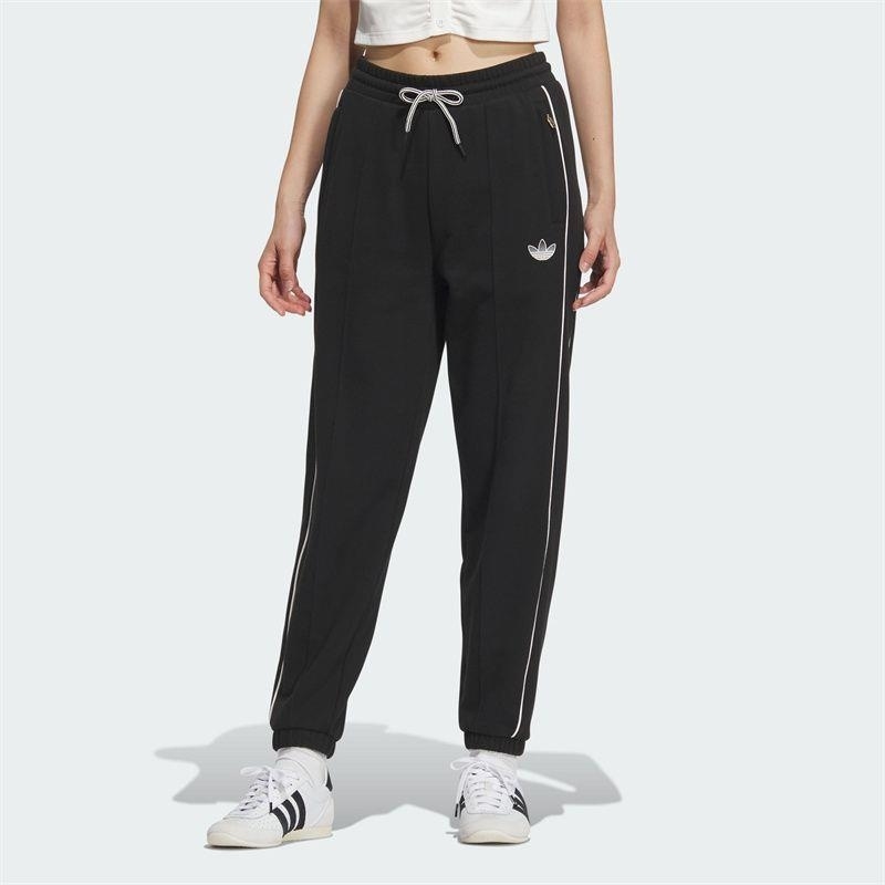 ADIDAS阿迪达斯三叶草长裤运动休闲针织女裤JZ4383 C