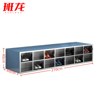 班龙不锈钢鞋柜双面28格个