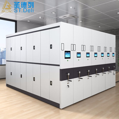 圣德列密集架钢制移动密集柜档案柜智能文件柜资料柜一列三组每立方米