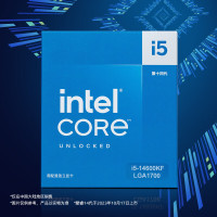 i5-14600KF 酷睿14代 处理器 14核20线程 24M三级缓存 台式机盒装CPU 畅玩黑神话悟空14代14600KF盒装CPU处理器