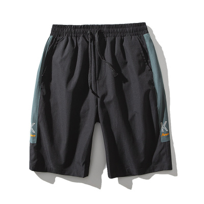 五分裤男士夏季冰丝休闲短裤加肥加大码胖子运动裤潮牌