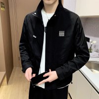 春秋装新款男士短款立领夹克外套韩版帅气时尚上衣潮流in时尚_1