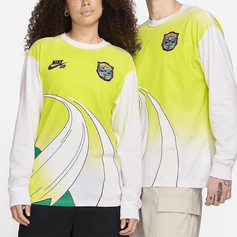 NIKE耐克长袖T恤运动休闲舒适圆领男女上衣HF0036-100 Z