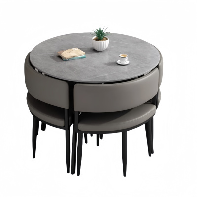 悦兴诚小圆桌 一桌4椅80*75cm 套