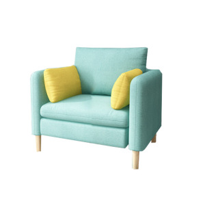 慧采云 办公家具会议沙发布艺贵宾接待会客厅室沙发单人位简约现代 沙发 单人位