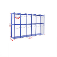 瑾如云海 工具架 气瓶固定架 1860*300*1000mm(六瓶)