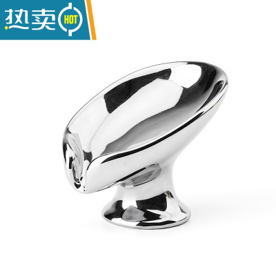 敬平轻奢香皂盒沥水肥皂盒简约家用收纳置物架免打孔镀银ins创意皂碟 电镀银