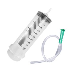 华合祥 塑料注射器针管+1米管 500ml 个