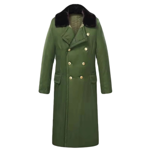 迅迈 新款正品军大大衣长1米2男冬季加厚长款防寒保暖东北老式棉袄军绿棉大衣