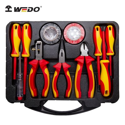 维度(WEDO)IN544E-11 VDE绝缘钳子螺丝刀工具组套 11件套 绝缘耐压1000V