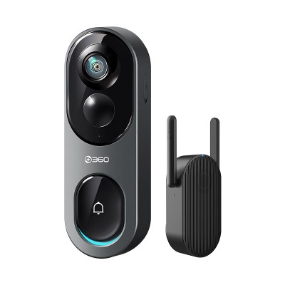 360可视门铃6Pro 500万超清画质 智能门铃摄像头无线wifi手机远程查看对讲