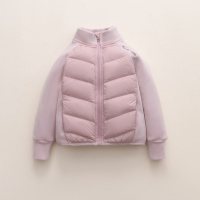 90白鸭绒冬季新款内搭拼接男女童保暖轻薄款儿童羽绒服