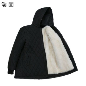 防寒棉衣羊皮毛一体内胆175-195