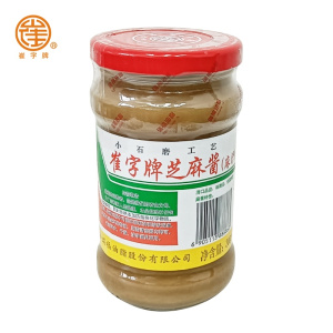 崔字牌特选中式芝麻酱300克瓶装浓郁香醇健康美味崔字小磨芝麻酱300g热干面专用家用拌面酱火锅蘸料