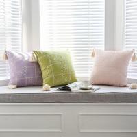 家柏饰(CORATED)现代简约抱枕靠垫刺绣沙发靠枕套客厅北欧风飘窗正方形4545