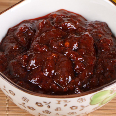 香辣风味酱125g*5袋东北特产佐香园香辣风味酱125g拧盖装大酱蘸酱调料酱拌饭酱