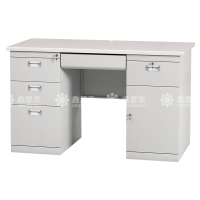 鑫星奈 XXN4010340 钢制办公桌职员桌员工桌学生写字台1.4米B款