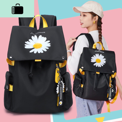 初中生书包女韩版原宿ulzzang高中大学生双肩包女小雏菊女生背包NEWLAKE