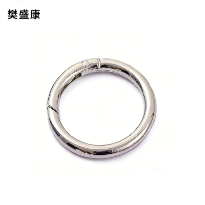 弹簧扣圆环扣钥匙扣 25*33mm银色 个