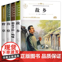故乡 鲁迅原著正版野草 彷徨全套4册六年级必读课外书鲁迅的书6年级课外阅读书籍老师散文作品集书籍经典全集读本