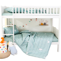 美帮汇宿舍三件套含芯学生单人床上下铺全棉床品被套床单棉花被褥六件套